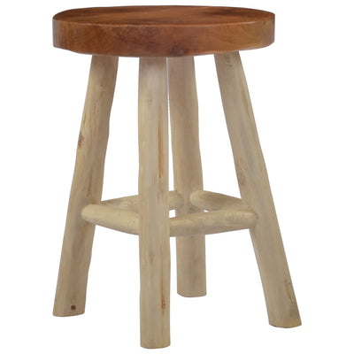 vidaXL Stool Brown Teak Wood