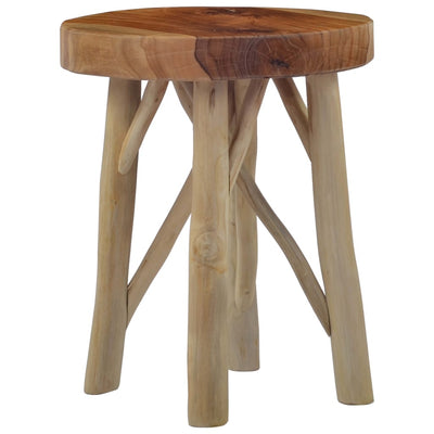 vidaXL Stool Brown Teak Wood