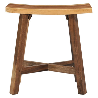 vidaXL Bathroom Stool Solid Suar Wood