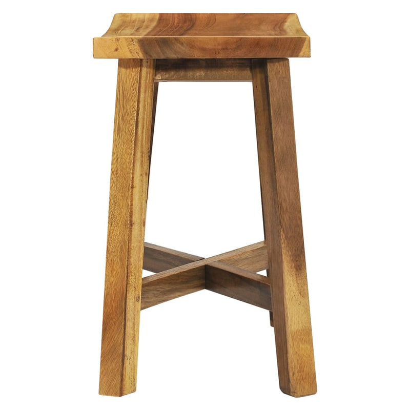 vidaXL Bathroom Stool Solid Suar Wood