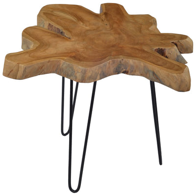vidaXL Coffee Table (60-70)x45 cm Teak Wood