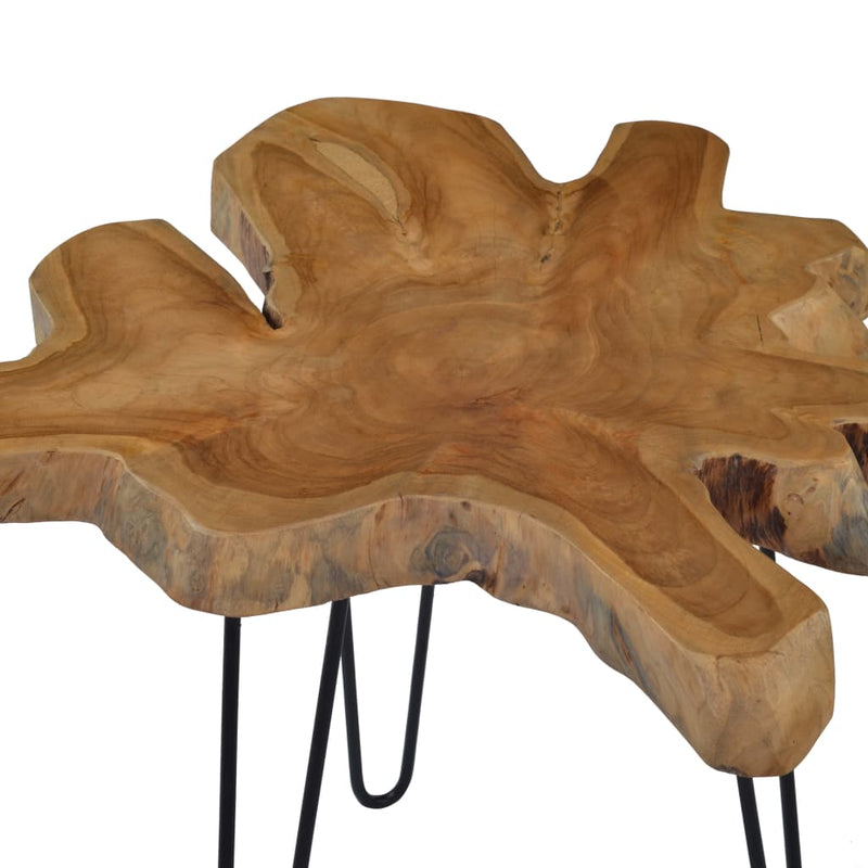 vidaXL Coffee Table (60-70)x45 cm Teak Wood