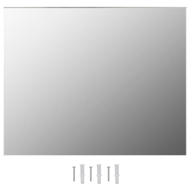vidaXL Frameless Mirror 80x60 cm Glass