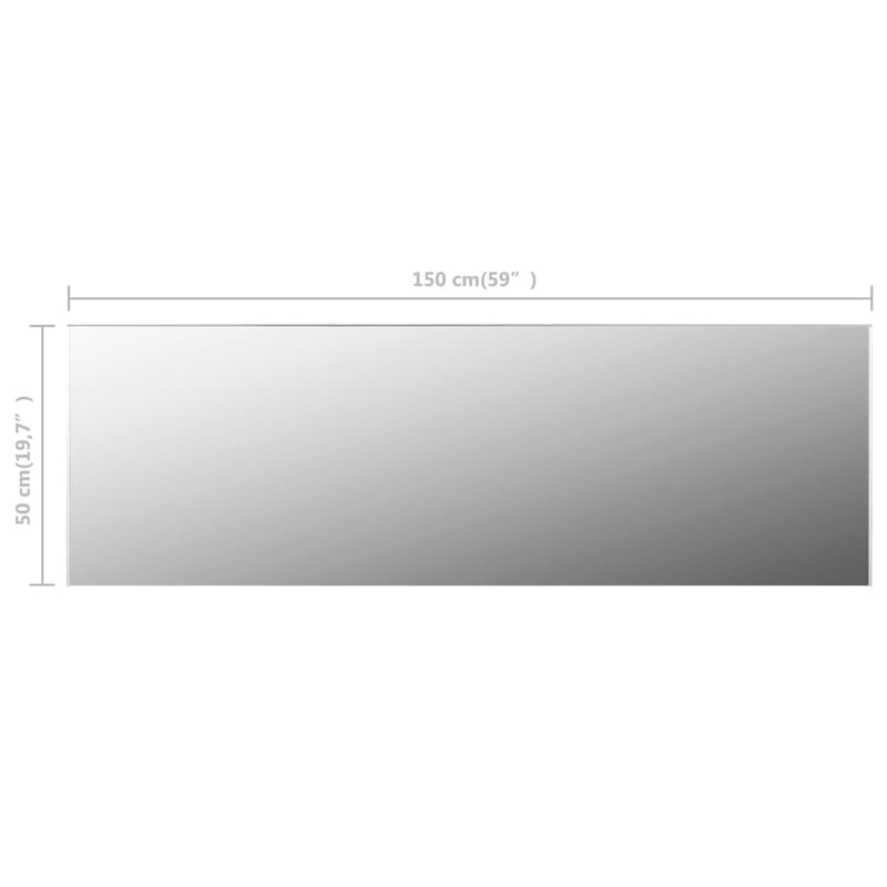 vidaXL Frameless Mirror 80x60 cm Glass