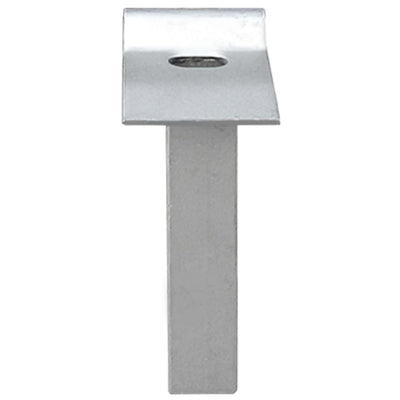 vidaXL Mesh Garden Gate Galvanised Steel 289x100 cm Grey