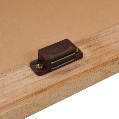 vidaXL Sink Cabinet with Mirror Solid Walnut Wood