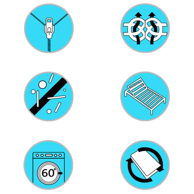 vidaXL Mattress 90x200 cm 7 Zone PU Foam 16 cm H2 H3