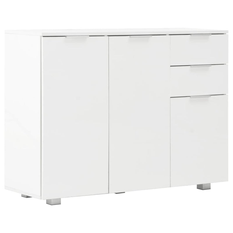 vidaXL Sideboard High Gloss Black 107x35x80.5 cm