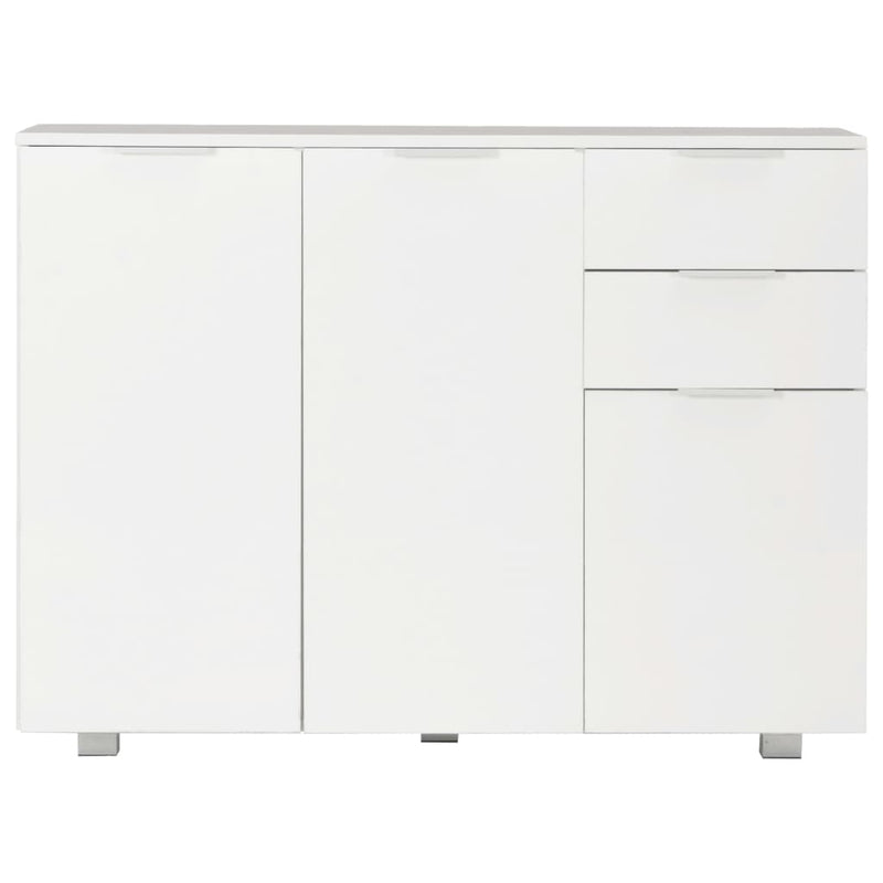 vidaXL Sideboard High Gloss Black 107x35x80.5 cm