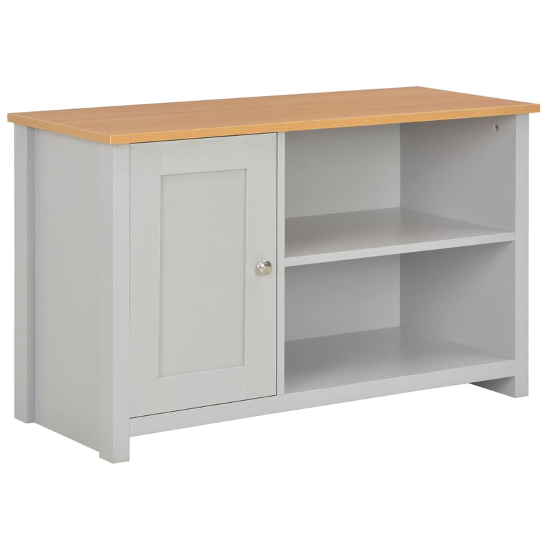 vidaXL TV Cabinet Grey 95x39x58 cm
