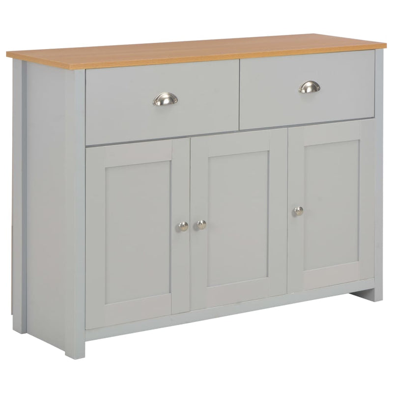 vidaXL Sideboard Grey 112x35x81 cm