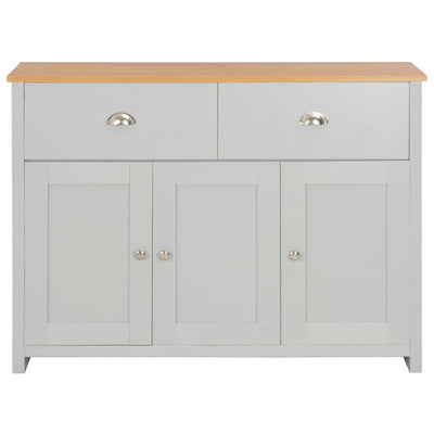 vidaXL Sideboard Grey 112x35x81 cm