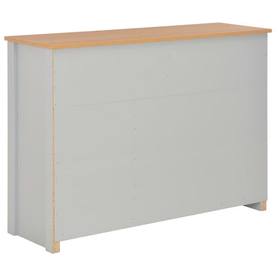 vidaXL Sideboard Grey 112x35x81 cm