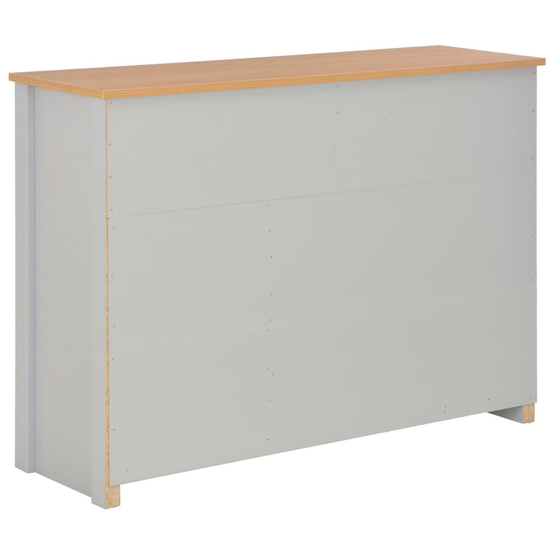 vidaXL Sideboard Grey 112x35x81 cm