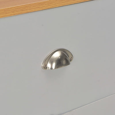 vidaXL Sideboard Grey 112x35x81 cm