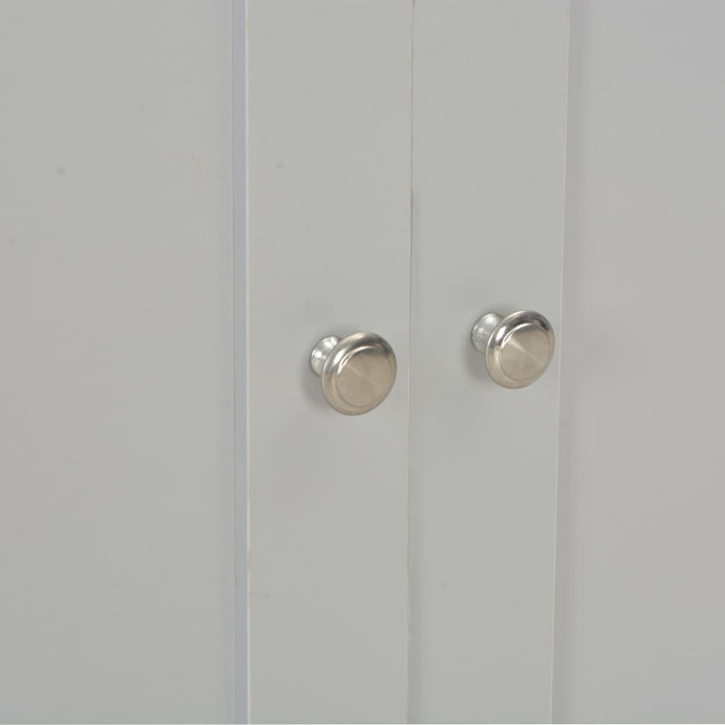 vidaXL Sideboard Grey 112x35x81 cm