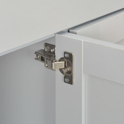 vidaXL Sideboard Grey 112x35x81 cm