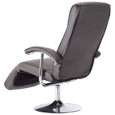 vidaXL TV Armchair Black Faux Leather