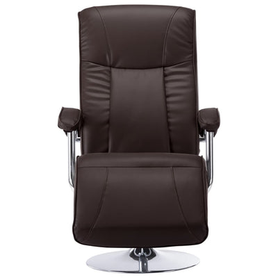 vidaXL TV Armchair Black Faux Leather