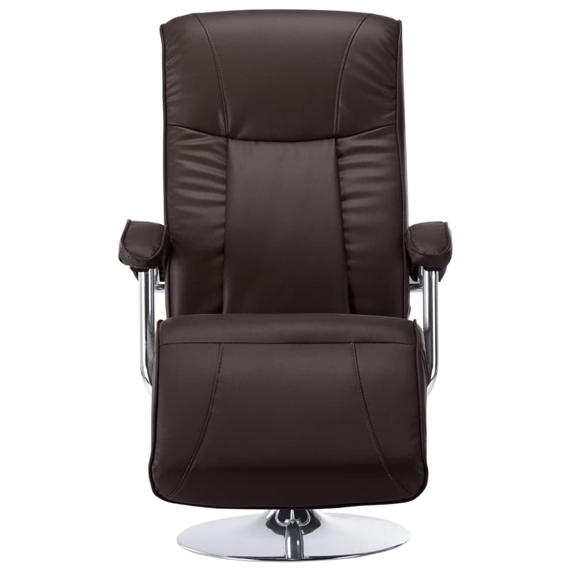 vidaXL TV Armchair Black Faux Leather