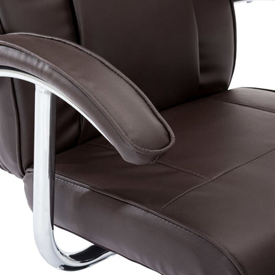 vidaXL TV Armchair Black Faux Leather