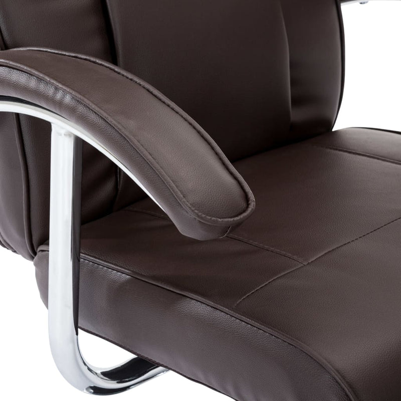 vidaXL TV Armchair Black Faux Leather