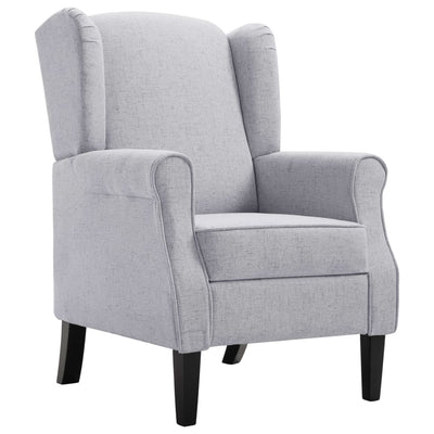 vidaXL Armchair Beige Fabric