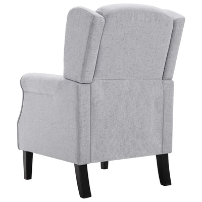 vidaXL Armchair Beige Fabric