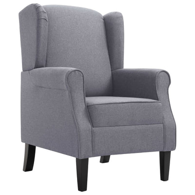 vidaXL Armchair Beige Fabric