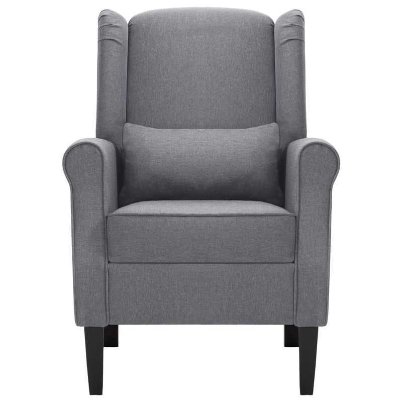vidaXL Armchair Beige Fabric