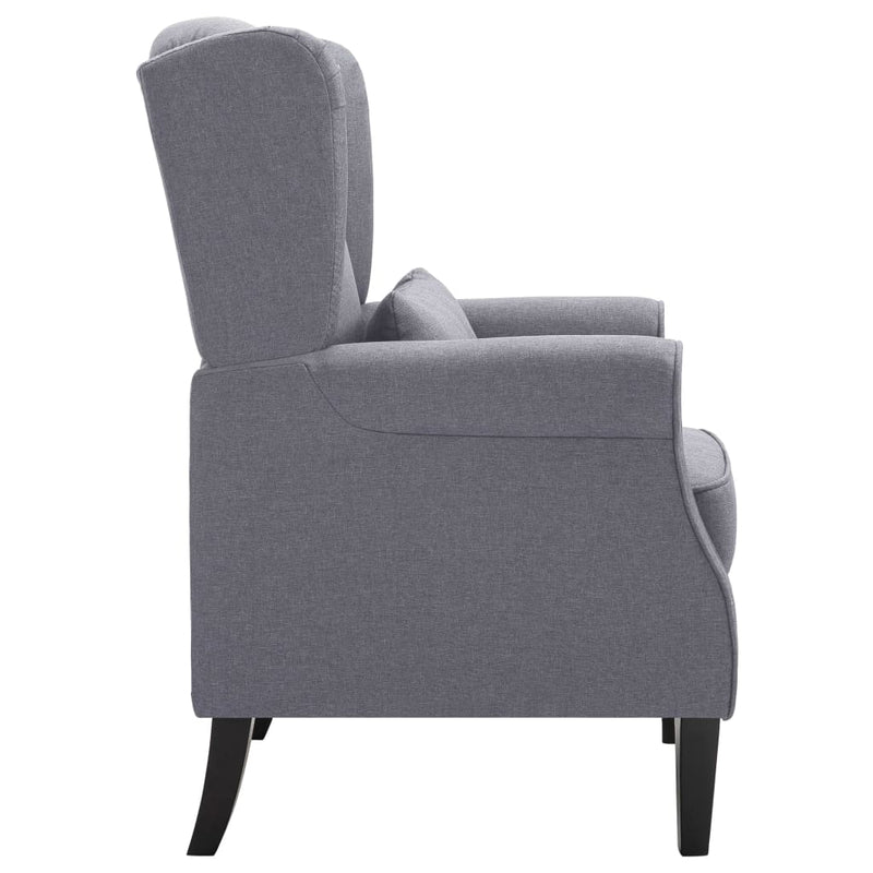 vidaXL Armchair Beige Fabric