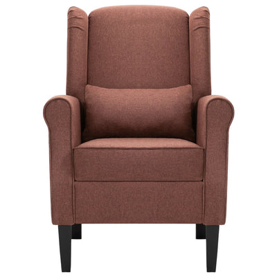 vidaXL Armchair Beige Fabric