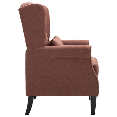 vidaXL Armchair Beige Fabric