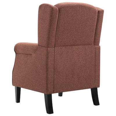 vidaXL Armchair Beige Fabric