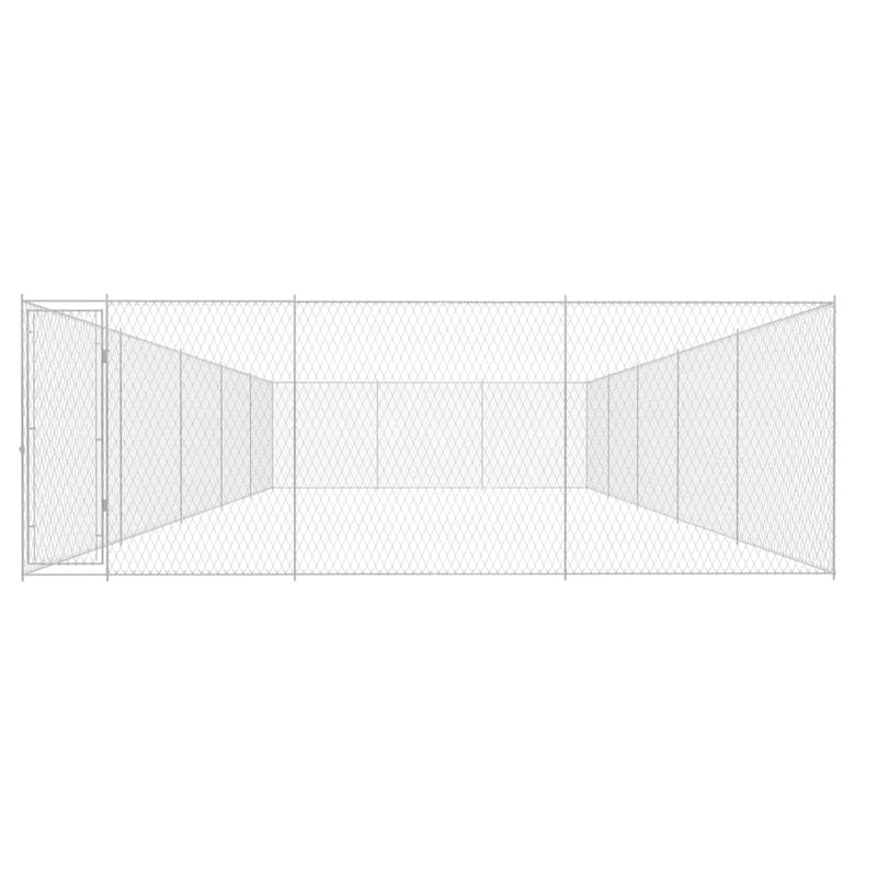 vidaXL Outdoor Dog Kennel Galvanised Steel 950x570x185 cm
