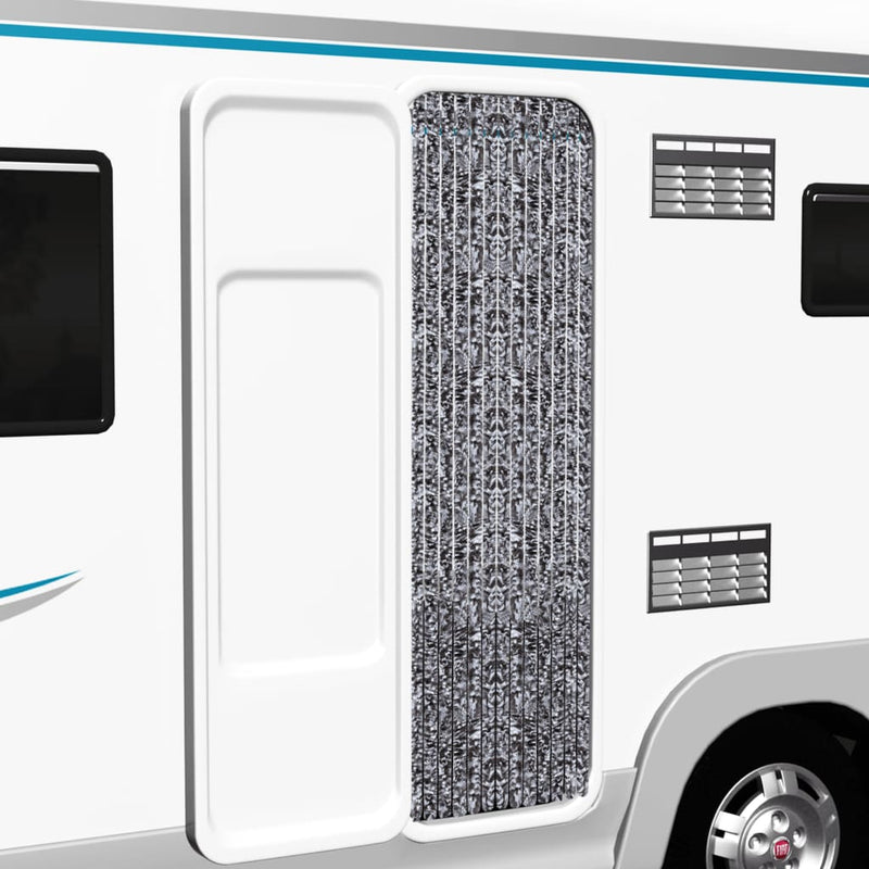 vidaXL Insect Curtain Beige 56x185 cm Chenille