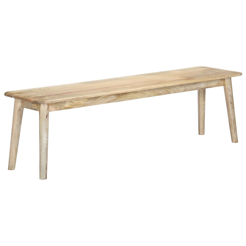 vidaXL Bench 160 cm Solid Mango Wood