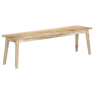 vidaXL Bench 160 cm Solid Mango Wood