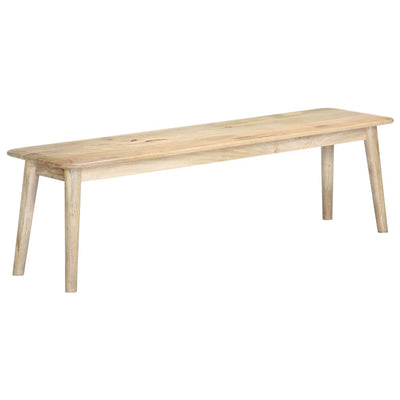 vidaXL Bench 160 cm Solid Mango Wood