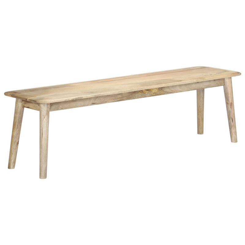 vidaXL Bench 160 cm Solid Mango Wood