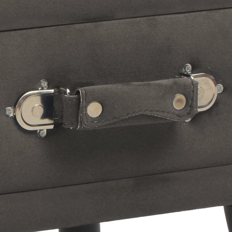 vidaXL Bedside Cabinets 2 pcs Green 40x35x40 cm Velvet