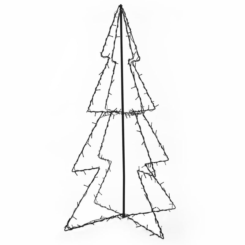 vidaXL Christmas Cone Tree 160 LEDs Indoor and Outdoor 78x120 cm