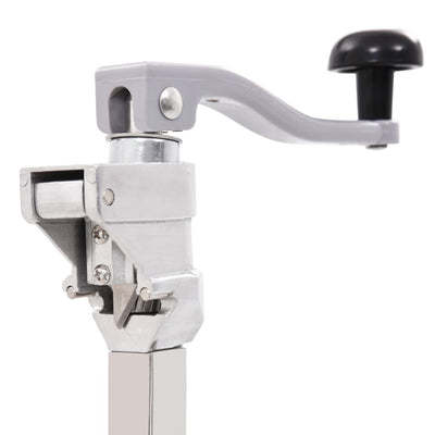 vidaXL Canned Food Can Opener Silver 70 cm Aluminum and Stainless Steel