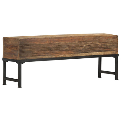 vidaXL Bench 160 cm Solid Reclaimed Wood