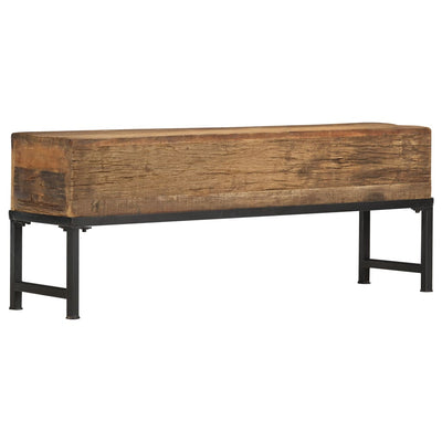vidaXL Bench 160 cm Solid Reclaimed Wood