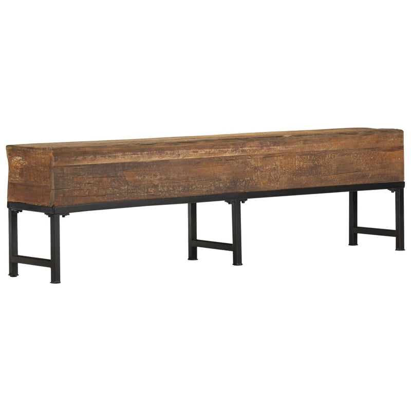 vidaXL Bench 160 cm Solid Reclaimed Wood
