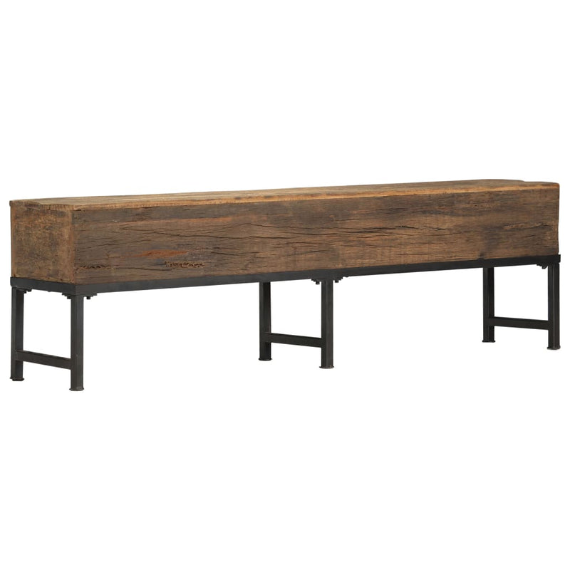 vidaXL Bench 160 cm Solid Reclaimed Wood