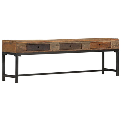 vidaXL TV Cabinet 150x30x46 cm Solid Reclaimed Wood