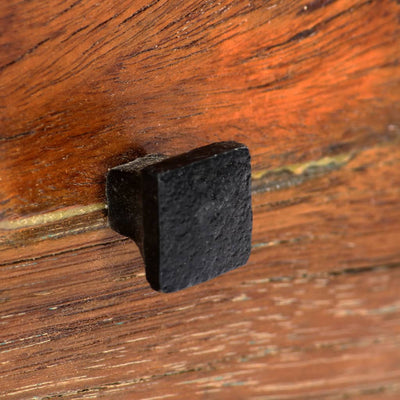 vidaXL Bedside Cabinet 40x30x50 cm Solid Reclaimed Wood and Steel