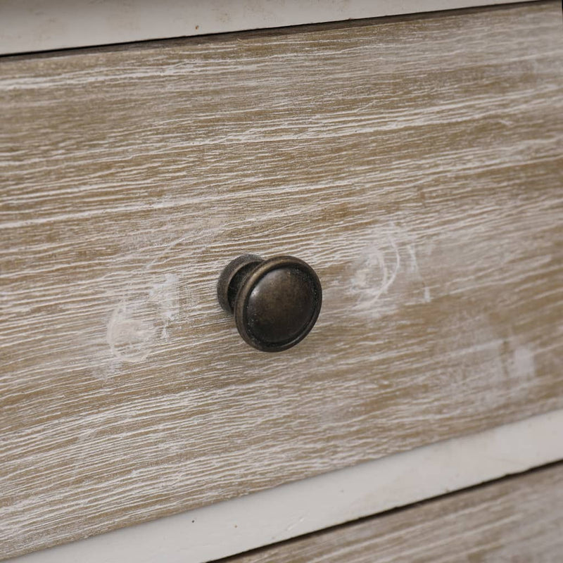 vidaXL Bedside Cabinet 35x30x50 cm Paulownia Wood